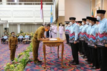 Pengukuhan Pengurus IPPNS Provinsi Lampung 2021-2026, Gubernur Arinal Berharap IPPNS Jadi Motivator dan Komunikator Pembangunan